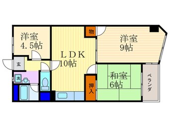 間取図 メゾン河忠