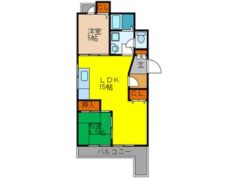 間取図 第２ユ－ロハイツ東豊中