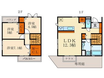 間取図 グレース新田　B棟