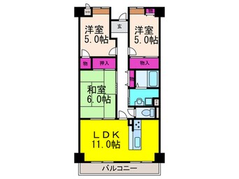 間取図 ラフィーネ上牧
