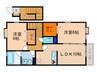 ボン　セジュ－ル 2LDKの間取り