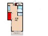 大塩マンション 1Rの間取り