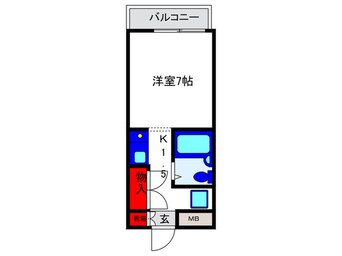 間取図 ウインディ蛍池