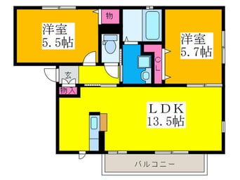 間取図 ファミネス横小路