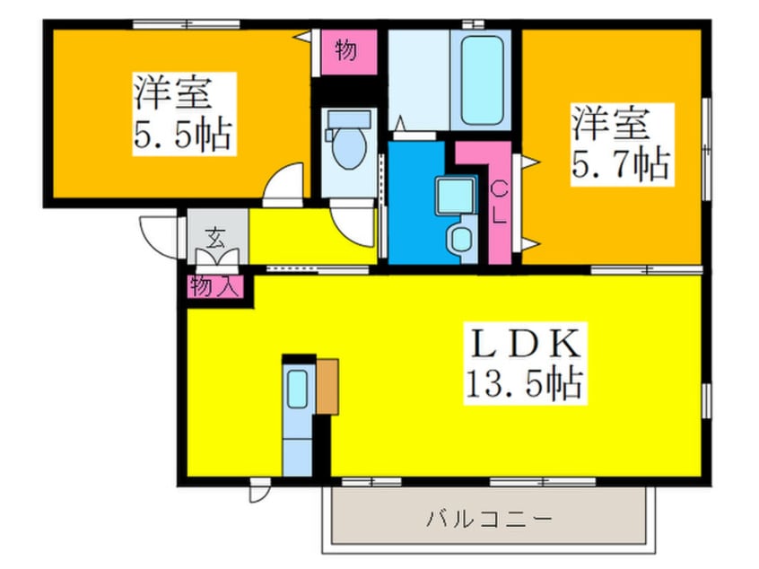 間取図 ファミネス横小路