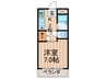 セブンヒルズ 1Kの間取り