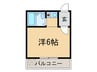 リッツ川原 1Rの間取り