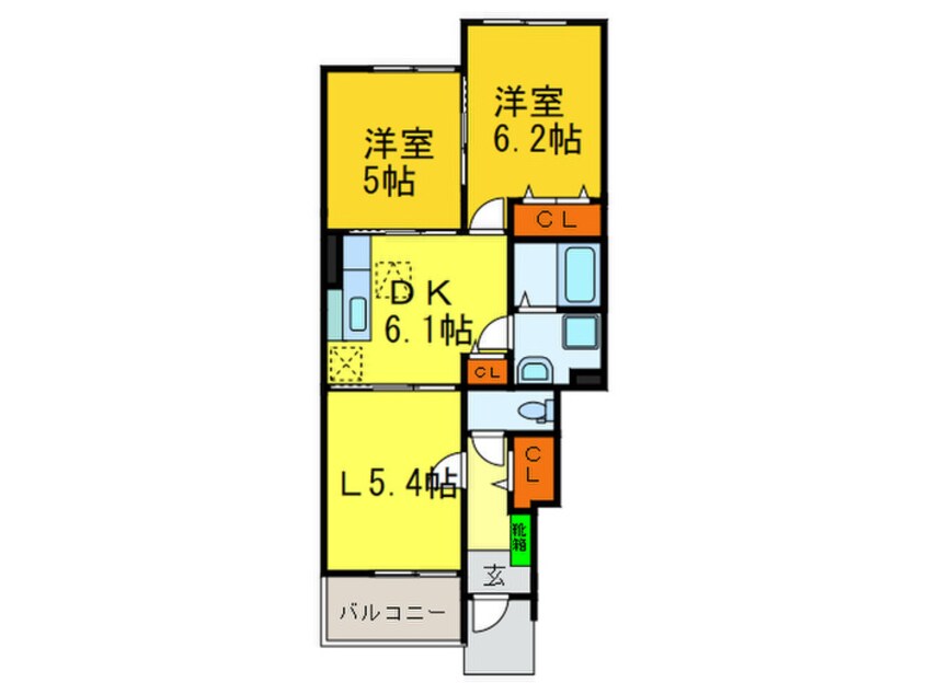 間取図 ジョイフル四寶庵