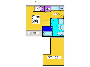 間取図 Ｌｕｎａ堺東