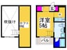 Ｌｕｎａ堺東 1Kの間取り