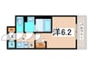 Alivis長田 1Kの間取り