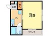 ルミナス御影 1Kの間取り