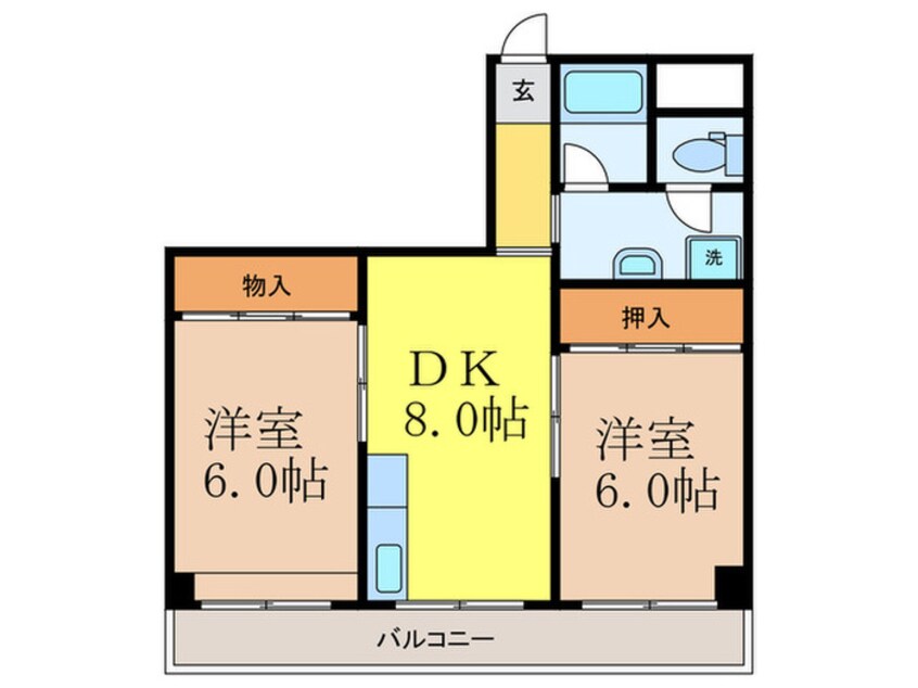 間取図 ハイツ春日野