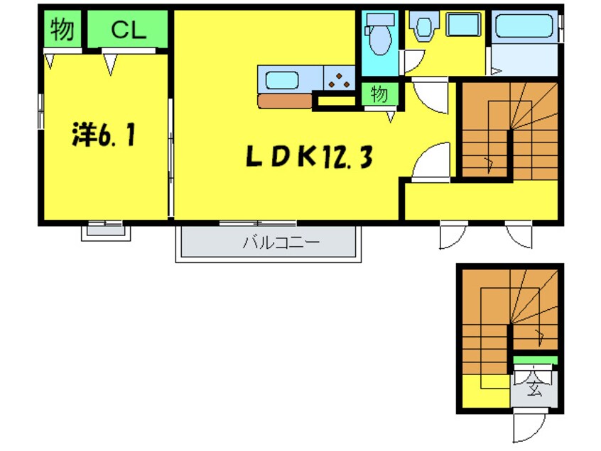 間取図 アイランドガ－デン