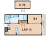 ジュリア須磨浦Ⅱ 1LDKの間取り