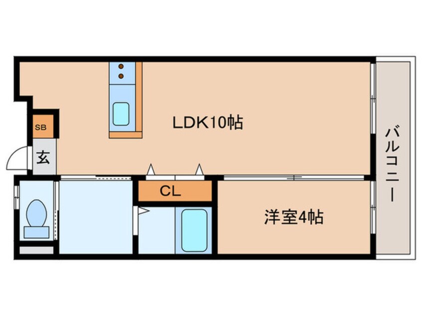 間取図 ジュリア須磨浦Ⅱ