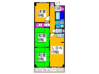 間取図 ペ－ンヴィラ－ジュ