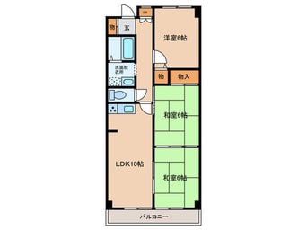 間取図 ペ－ンヴィラ－ジュ