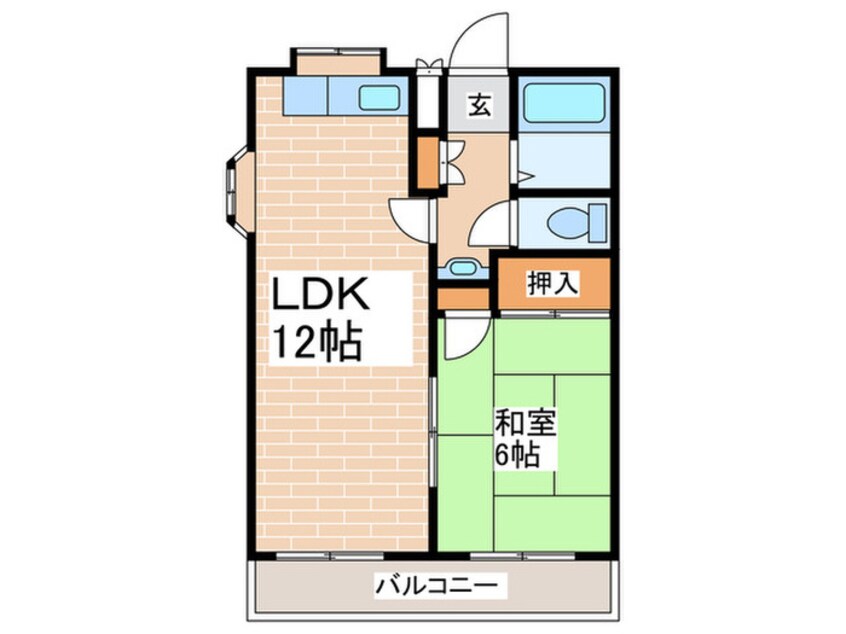 間取図 長谷川ハイツ