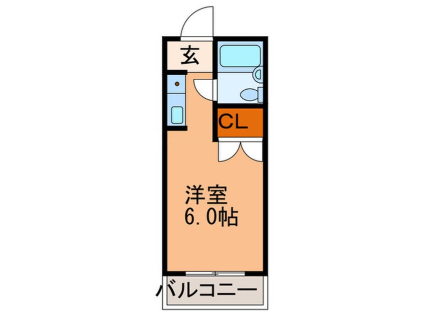 間取図 ナンソ－ハイツ