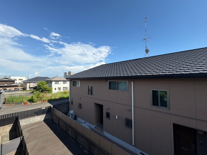 室内からの展望 すみれテラス　Ａ棟