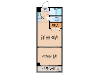 間取図 ティファニ－ハイツ