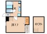 セントラルマンション 1Kの間取り