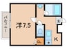 セントラルマンション 1Kの間取り