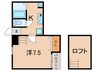 セントラルマンション 1Kの間取り