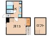 セントラルマンション 1Kの間取り