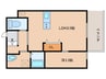 ArtizA京橋WEST 1LDKの間取り