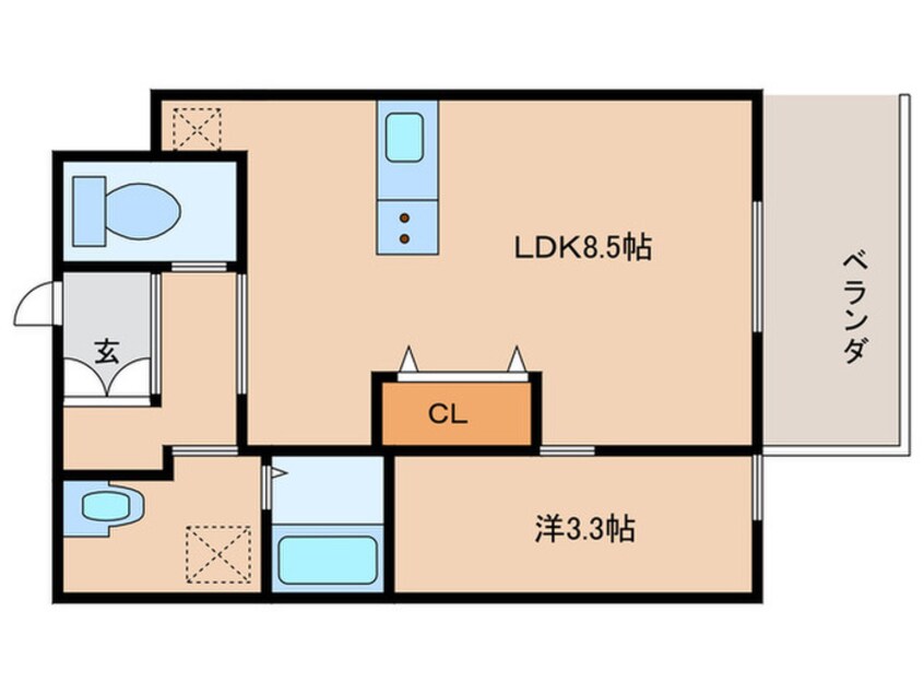 間取図 ArtizA京橋WEST