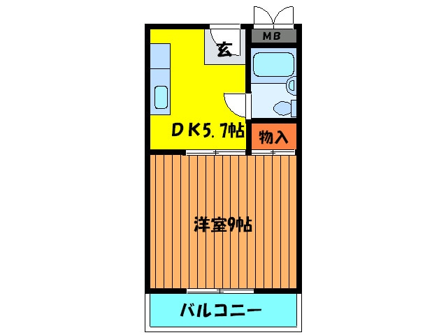 間取り図 スミコ－駅前コ－ポ