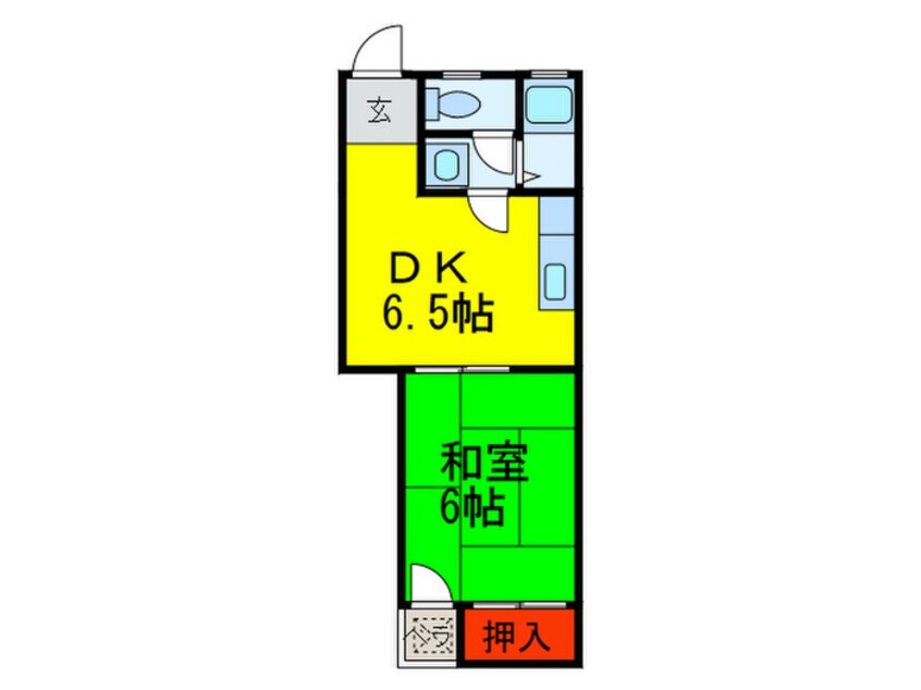 間取図 ＮＯＡハイツ高井田