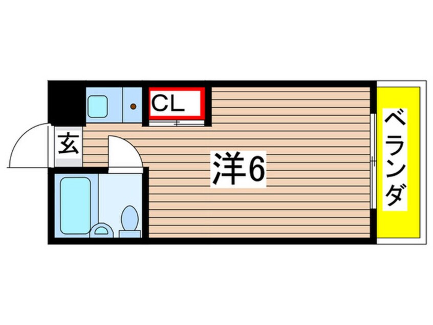 間取図 メゾン・ド・パルテール（406）