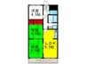 ゼフィ－ルサカ 3LDKの間取り