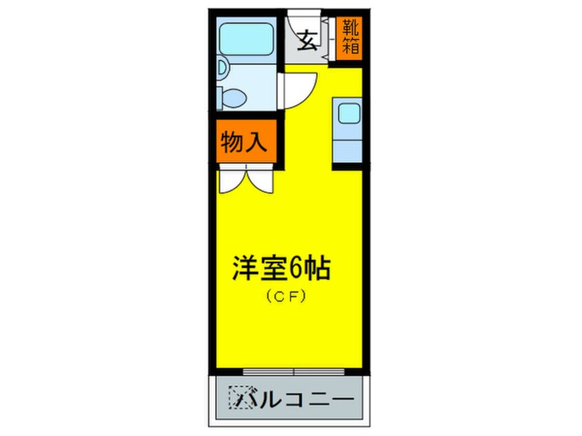 間取図 Ｋｓレジデンス箕面坊島