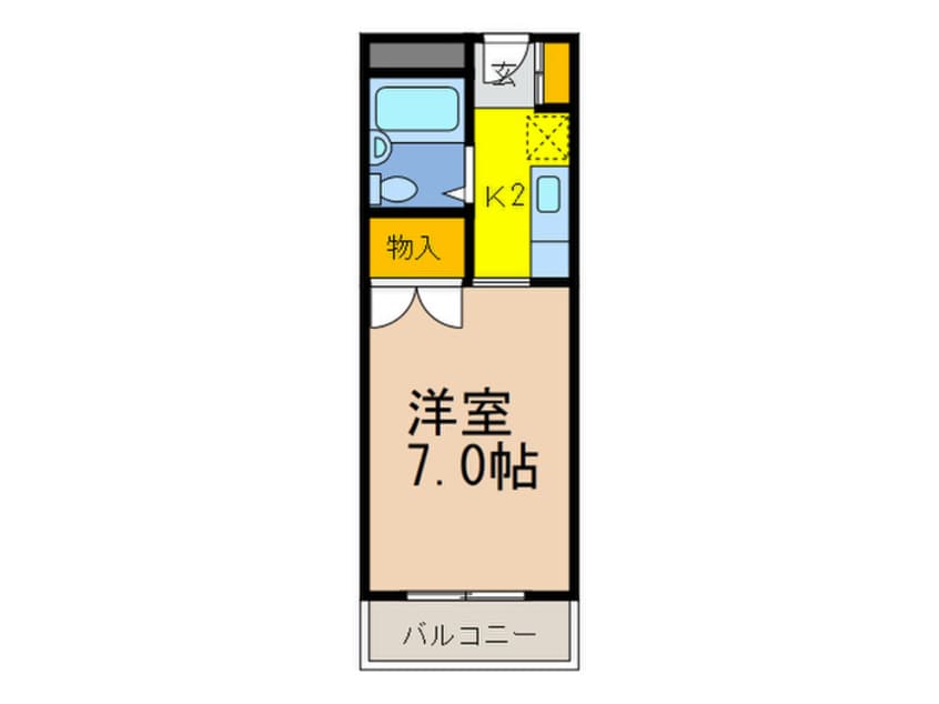 間取図 Ｋｓレジデンス箕面坊島