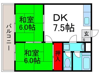 間取図 西川マンション