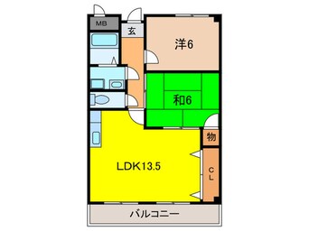 間取図 グランデージ明西