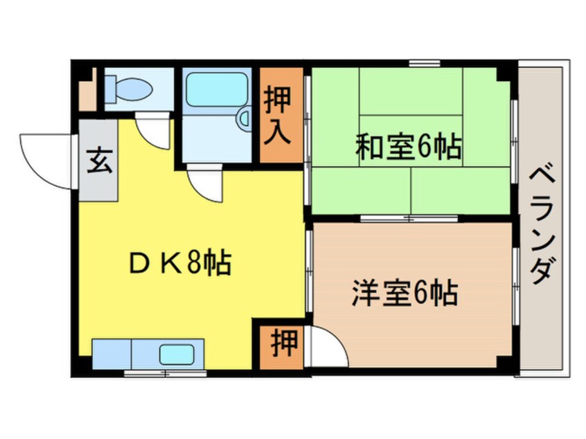 間取図 グレース嵐山