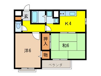 間取図 ロイヤルメゾン甲東園Ⅴ