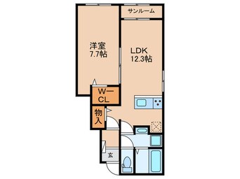 間取図 スカーレット