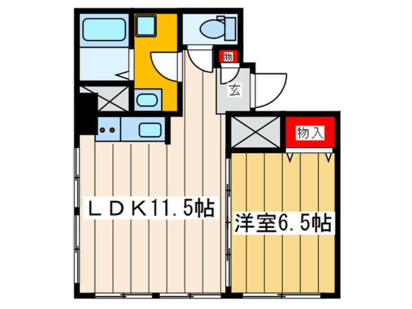 間取図 ルミナス北山