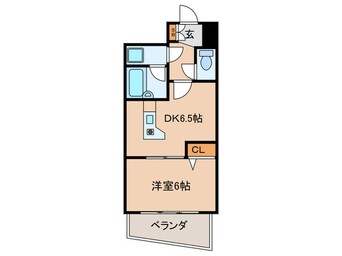 間取図 エスリ－ド京都河原町(802)