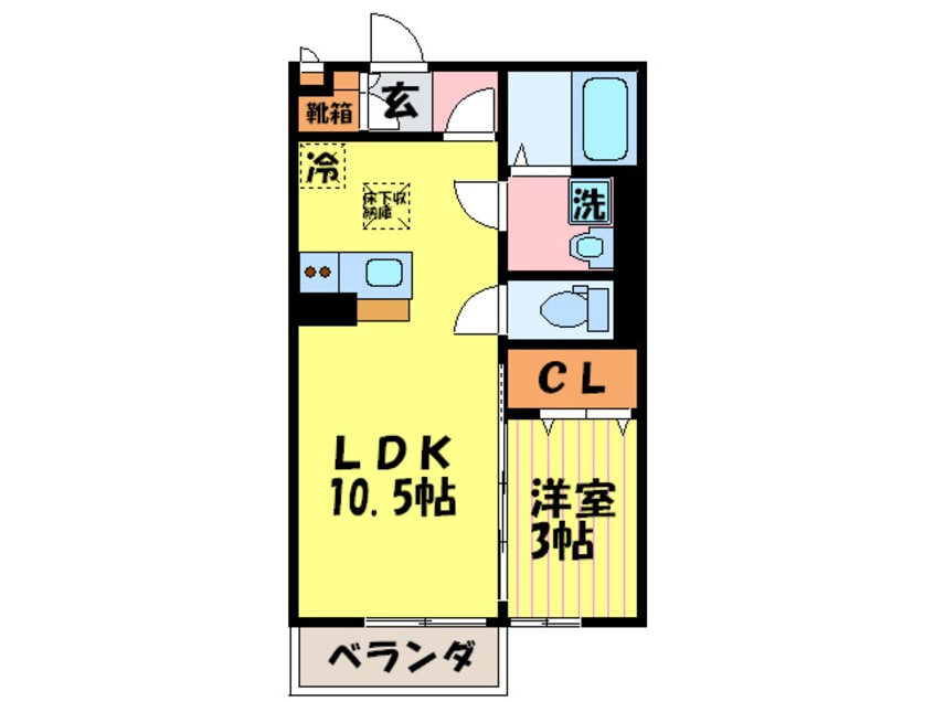 間取図 レ－ベン・グロ－スＢ棟