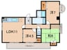 コータース苦楽園 3LDKの間取り