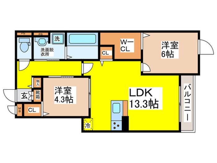 間取り図 メゾン　ド　セリジエ