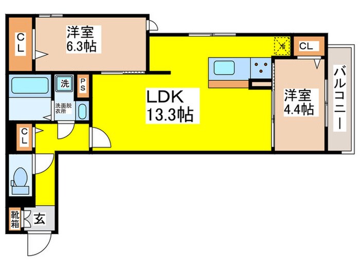 間取り図 メゾン　ド　セリジエ
