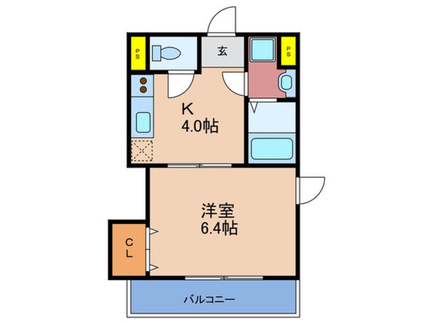 間取図 下新庄二番館